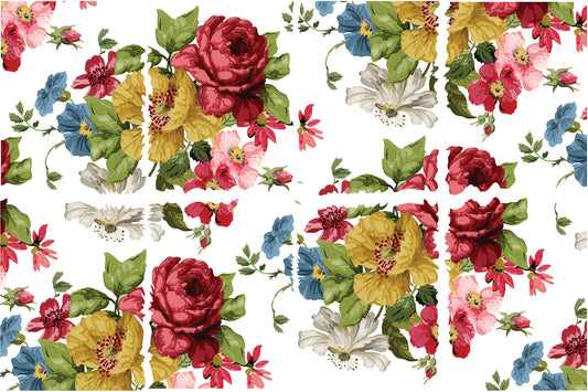 IOD Wall Flower Transfer - Iron Orchid Designs Transfer
